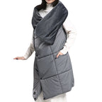 Cozy Comfort Anywhere: The USB Heated Blanket You Can Wear