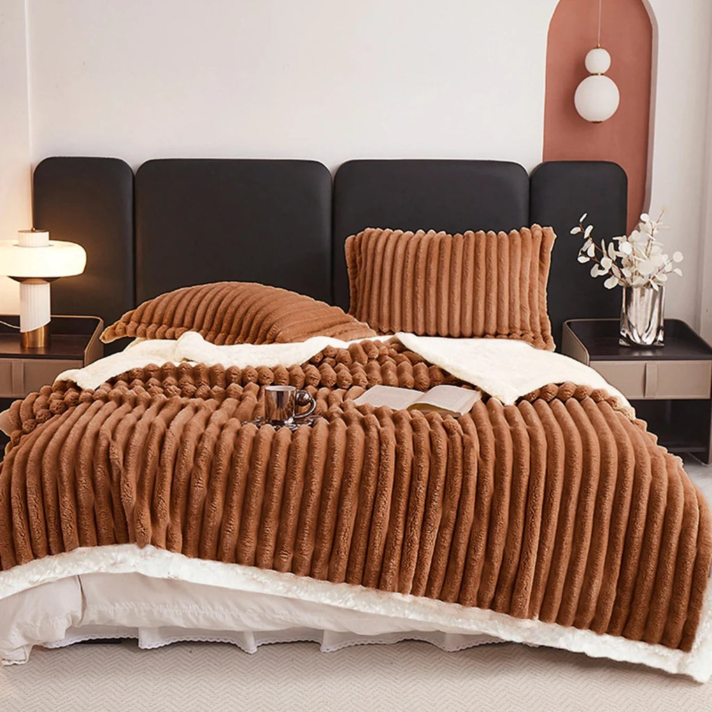 Melt Into Calm Weighted Fleece Blanket