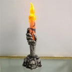 Skeleton Hand Flameless Candles Spooky Halloween Decor Tell me when that’s in.