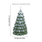 Christmas Tree LED Flameless Candle — Battery Operated with 3D Flame Wick