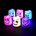 Halloween LED Ghost Pumpkin Candle Lights – Glowing Party Decor