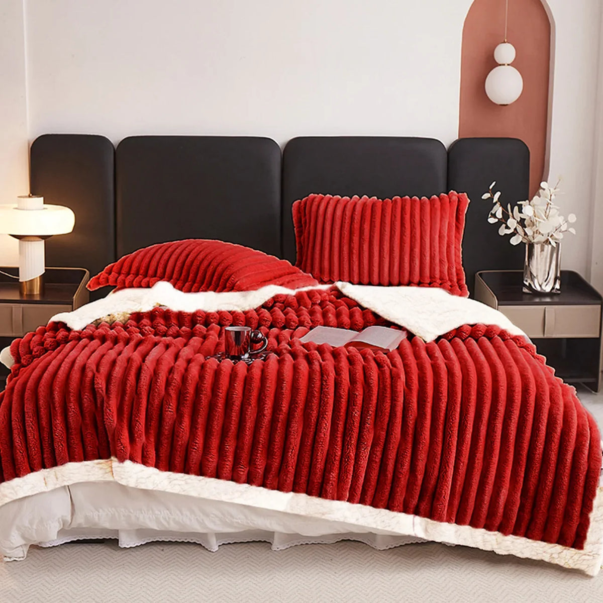 Melt Into Calm Weighted Fleece Blanket