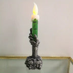 Skeleton Hand Flameless Candles Spooky Halloween Decor Tell me when that’s in.