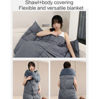 Cozy Comfort Anywhere: The USB Heated Blanket You Can Wear