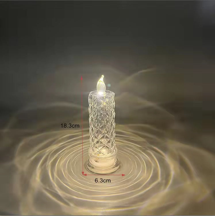 Crystal Rose LED Candles: Safe, Sparkling Romance Without Flames ✨